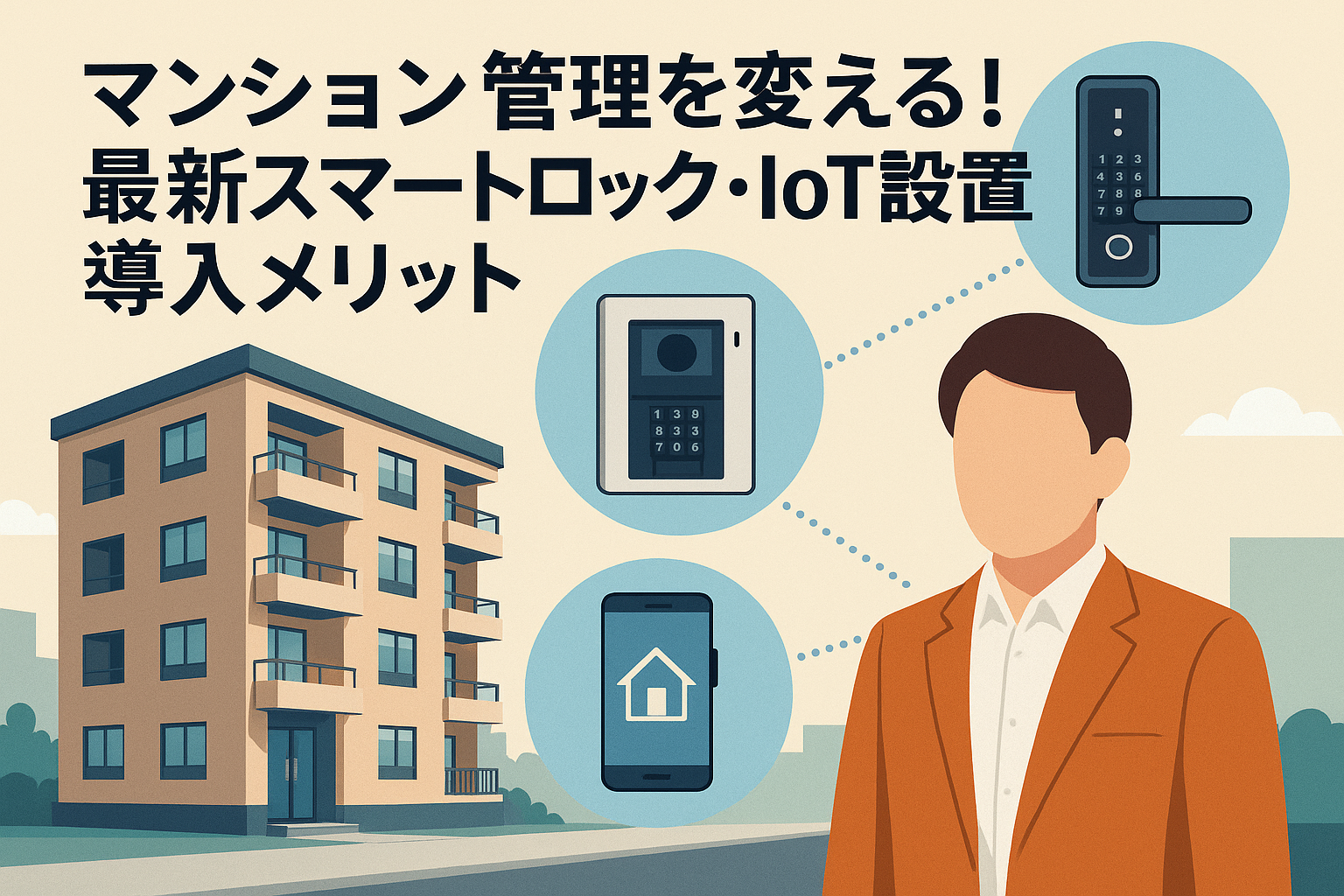 マンション管理を変える！最新スマートロック・IoT設備の導入メリット